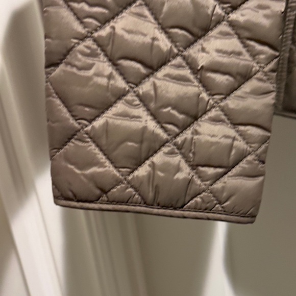 Burberry Quilted Khaki Brown Jacket Size Small - Picture 4 of 6
